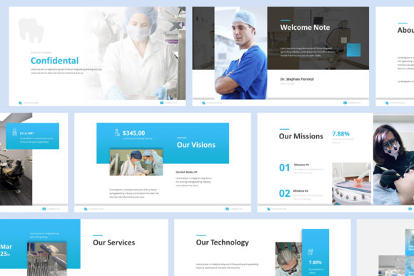 Dentist Powerpoint Presentation: Modern Healthcare Slides