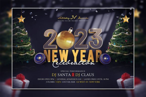 Elevate Your Event: Designing with the 2023 New Year Celebration Poster