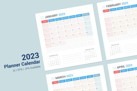 Master Your Schedule: The 2023 Sunday-Start Planner Design