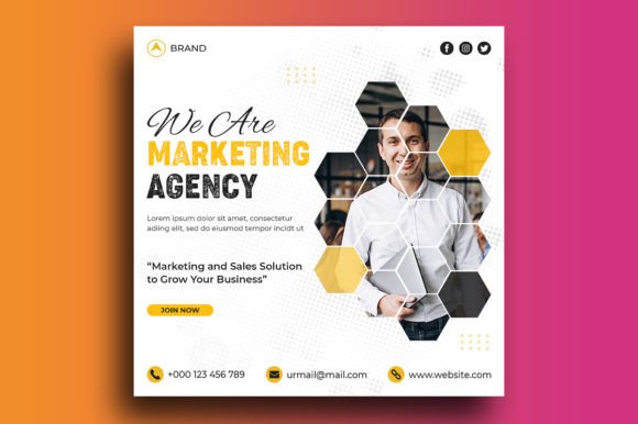 Mastering Digital Marketing Agency Social Media Templates