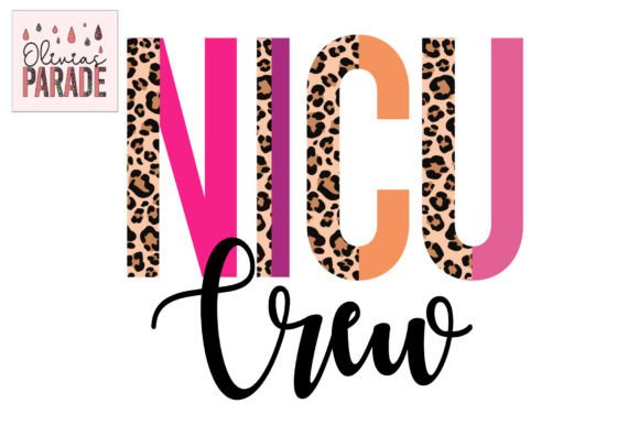 Nicu Crew Leopard Print Nurse Png: Bold Design for Healthcare Pros
